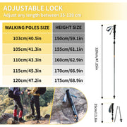 Naturehike Gale Terk UL Trekking Poles - 115–135 cm