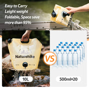 10L Foldable Water Bag with Tap