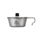 Naturehike Snow Bowl with Cover 350 ML-Titanium