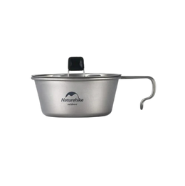 Naturehike Snow Bowl with Cover 350 ML-Titanium