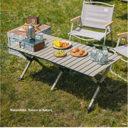 Folding table Naturehike Star Jane T01 CNK2550JJ018, 119x60 cm, carbon steel, beige
