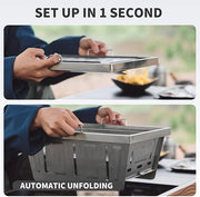 Naturehike FieldVale Stainless Steel Folding BBQ Grill