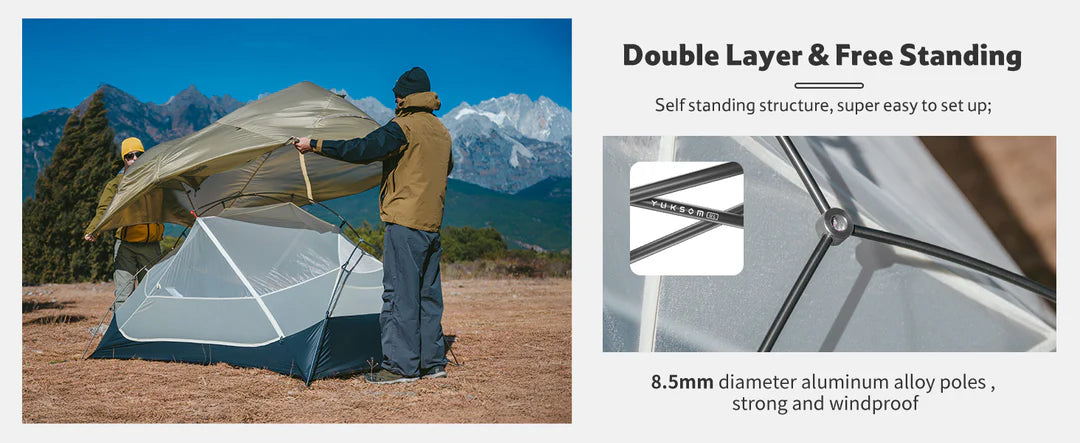 Naturehike Mongar UL 2-Person Ultralight Backpacking Tent
