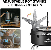 Naturehike BlackStar High-Output Triple Burner Gas Stove