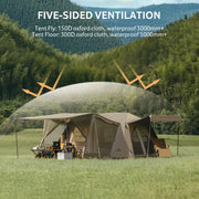 Naturehike Village 13 Flagship 8-Person Automatic Cabin Tent