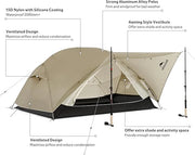 Naturehike Mongar UL 2-Person Ultralight Backpacking Tent