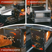 Naturehike Icefield Tabletop Wood-Burning Stove with Chimney