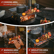 Naturehike Icefield Tabletop Wood-Burning Stove with Chimney