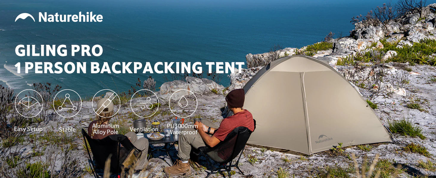 Naturehike Giling PRO 4-Season 1-Person Backpacking Tent