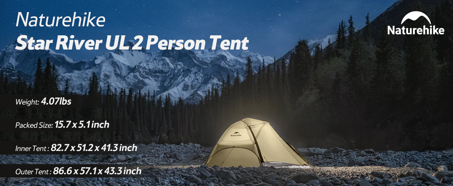 Star River UL 2-Person Ultralight Backpacking Tent