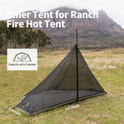 Naturehike Ranch Fire 6-Person Octagonal Hot Tent