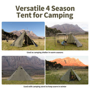 Naturehike Ranch Fire 6-Person Octagonal Hot Tent