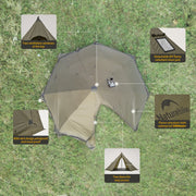 Naturehike Ranch Fire 6-Person Octagonal Hot Tent