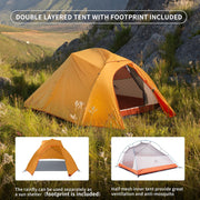 Naturehike Cloud Up Base 3-Person Backpacking Tent