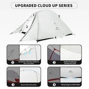 Naturehike Cloud Up UL 2-Person Ultralight Backpacking Tent
