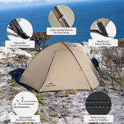Naturehike Giling PRO 4-Season 1-Person Backpacking Tent